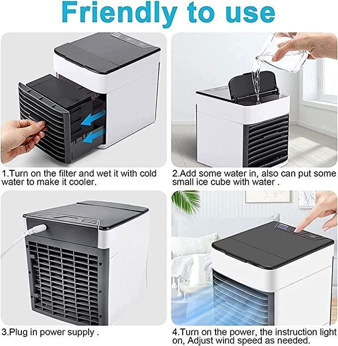 Mini Air Conditioner Air Humidifier Purifier Cooler