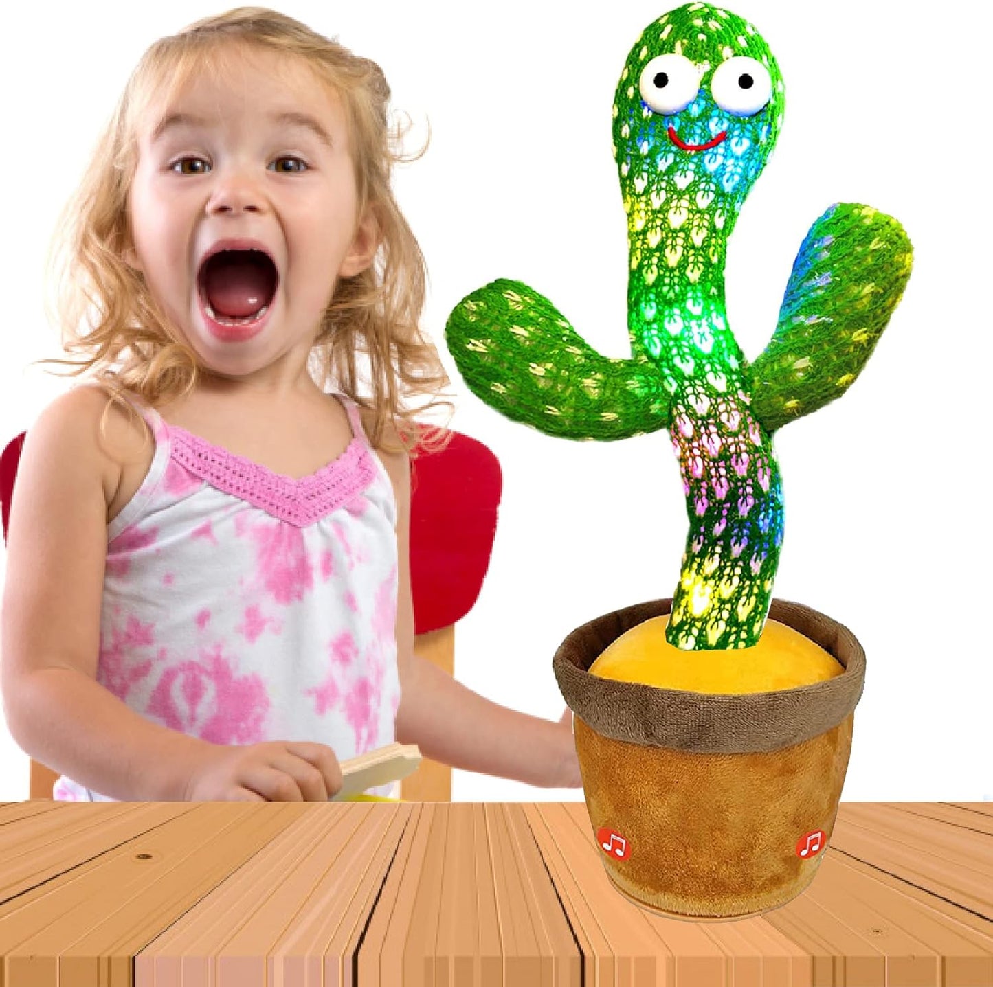 LED Musical Dancing Cactus with Mimicry for Kids