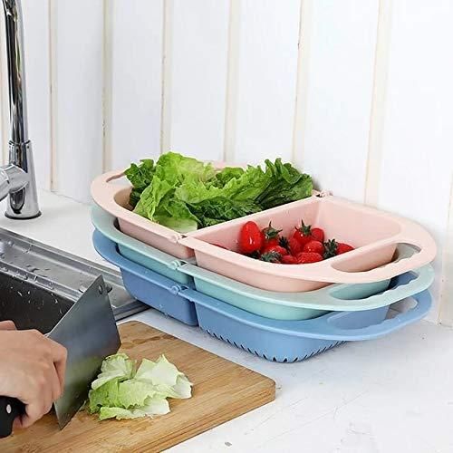 Space-Saving Solution: Foldable Sink Strainer Basket Duo (Pack of 2)