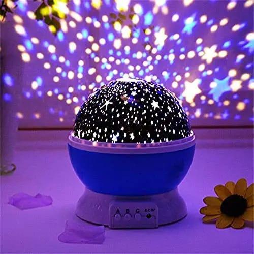 Magical Atmosphere: Rotating Star Projector Lamp