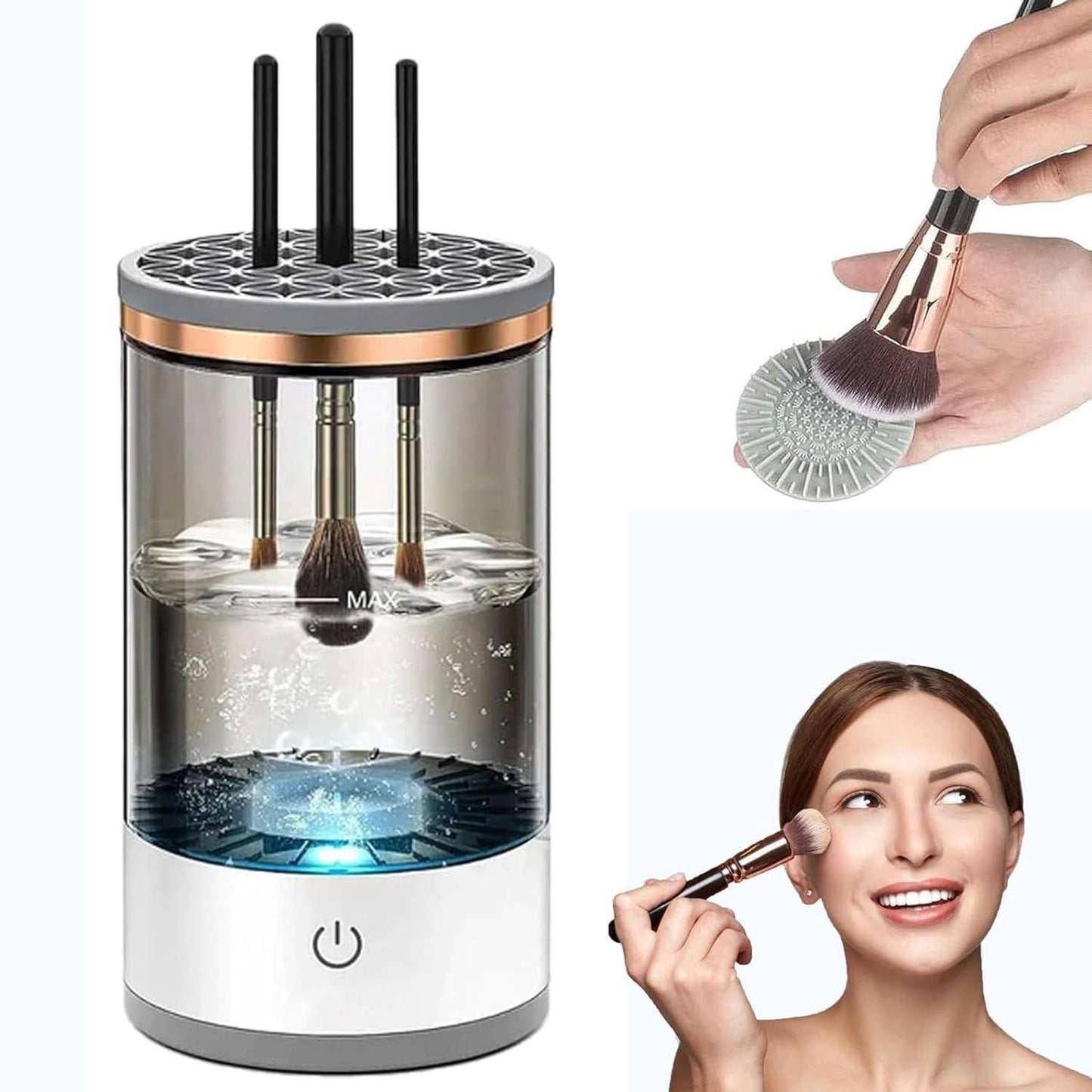 Quick & Easy: USB Rechargeable Makeup Brush Cleaner