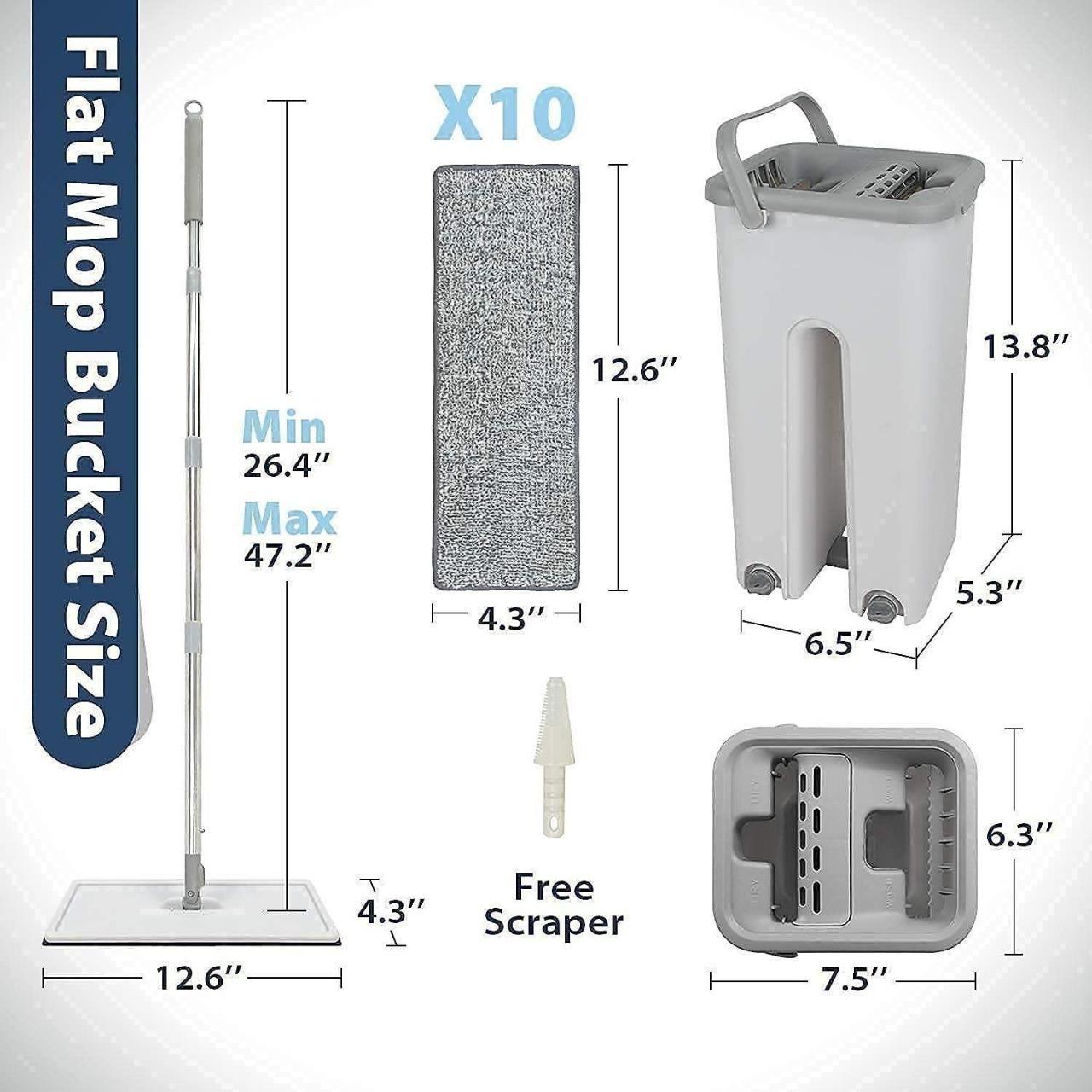 Keep Your Floors Spotless: Multipurpose Mop and Bucket Kit