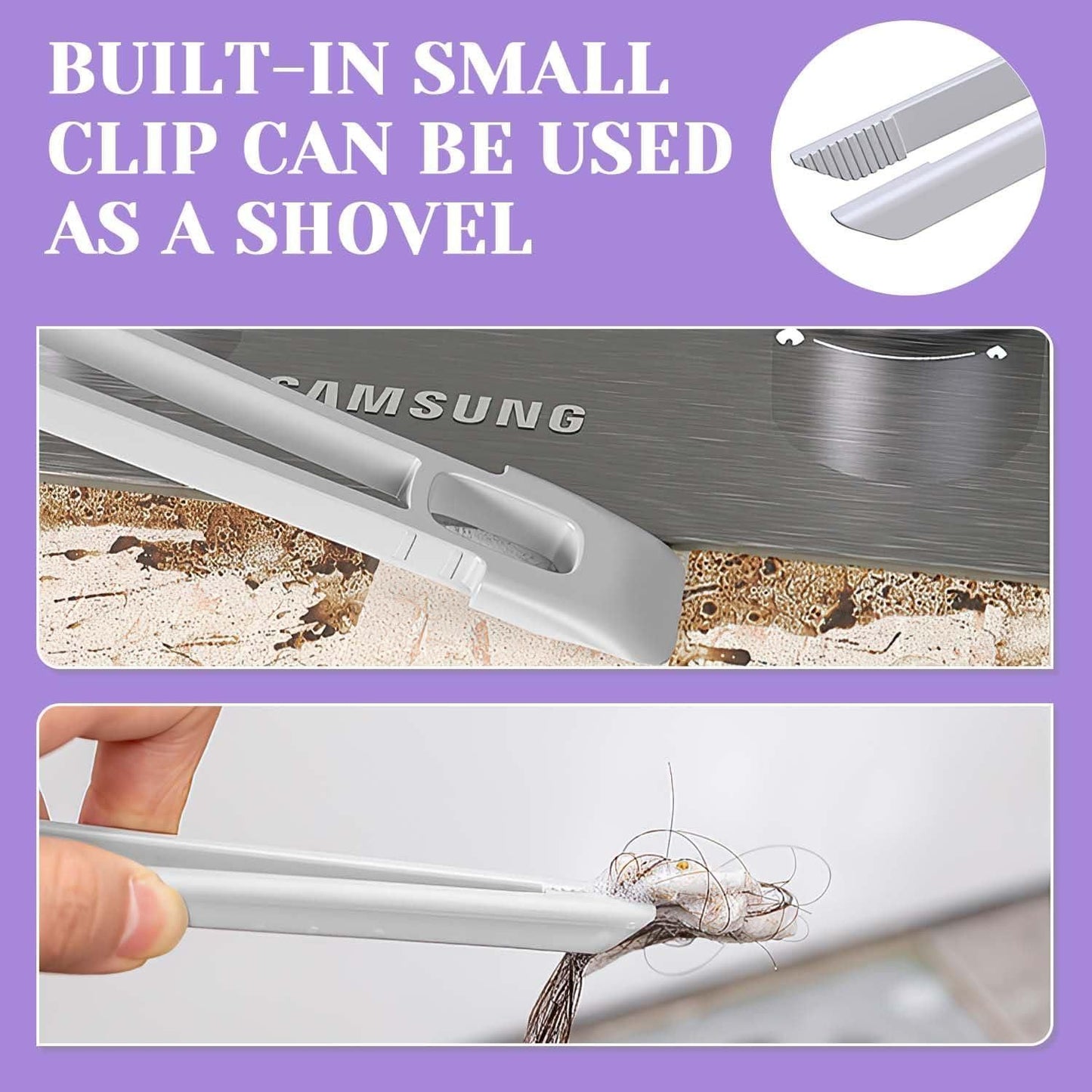 Effortless Cleaning: Rotating Brush for Multi-Purpose Use