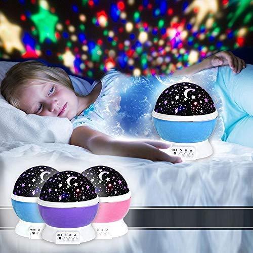 Magical Atmosphere: Rotating Star Projector Lamp