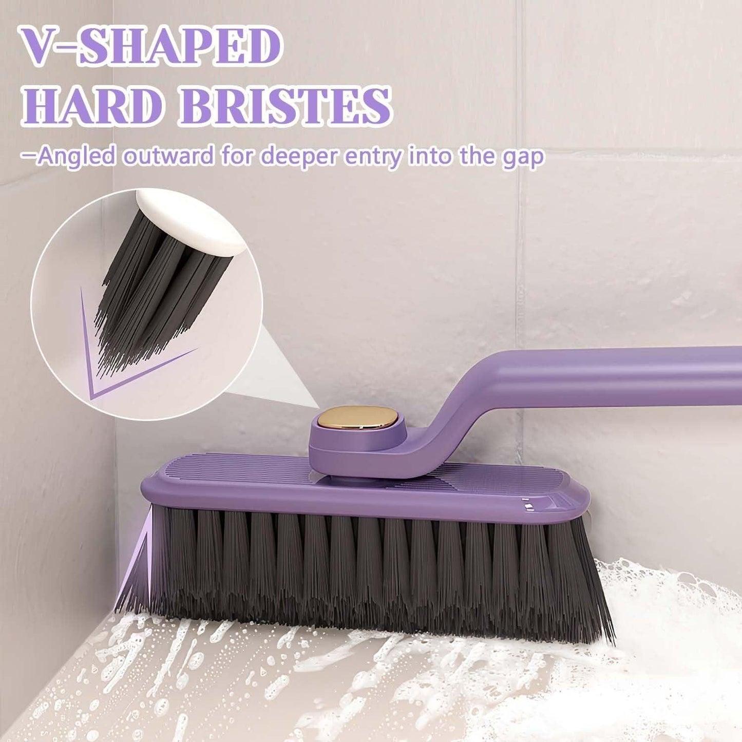 Effortless Cleaning: Rotating Brush for Multi-Purpose Use