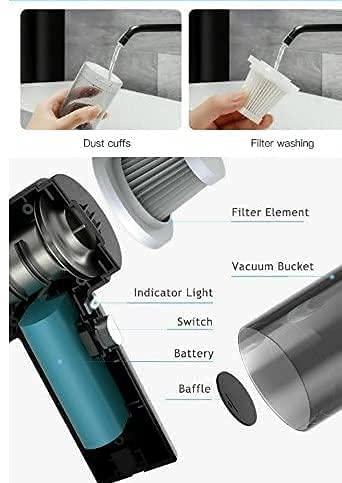 Powerful & Portable: Wireless Air Duster Vacuum Cleaner