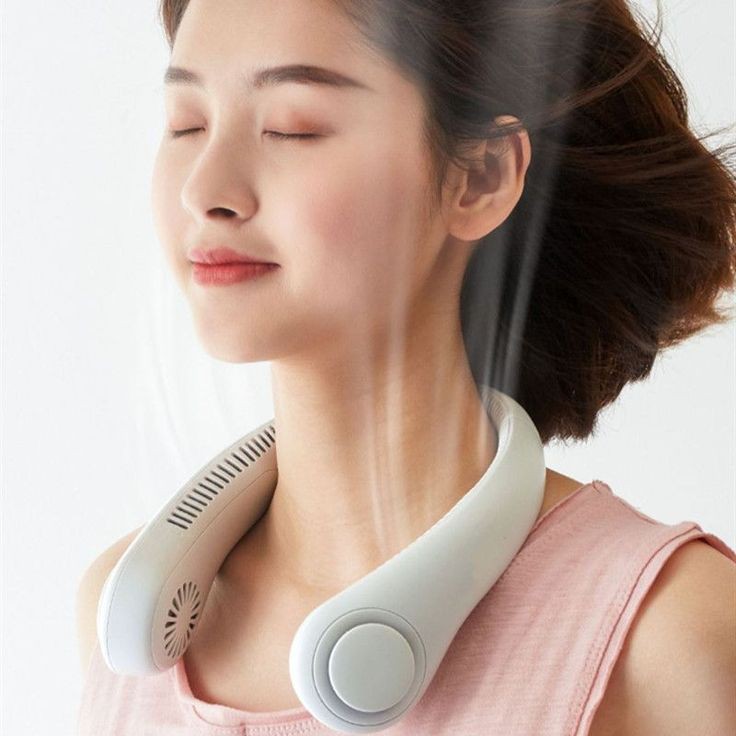 Stay Cool Anywhere: Portable Bladeless Neck Fan