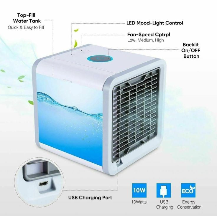 Mini Air Conditioner Air Humidifier Purifier Cooler