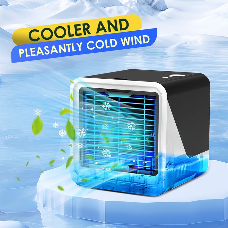 Mini Air Conditioner Air Humidifier Purifier Cooler