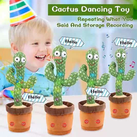 LED Musical Dancing Cactus with Mimicry for Kids